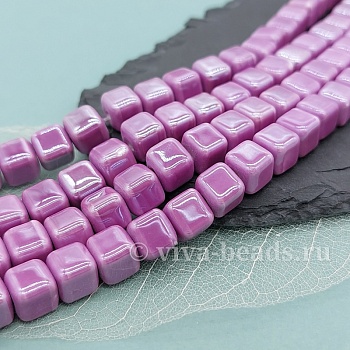 1 шт. Бусина куб 8.5 мм сиреневый, керамика (6476-СИР) купить в Воронеже | Заказать в интернет-магазине Viva Beads
 1 шт. Бусина куб 8.5 мм сиреневый, керамика (6476-СИР) купить в Воронеже | Заказать в интернет-магазине Viva Beads