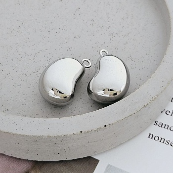 Подвеска фри форм 21х12.4х10 мм с родиевым покрытием (8796-Р) купить с доставкой по России | Интернет-магазин Viva Beads