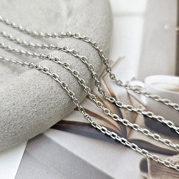 48 см Цепь 2 мм /толщина/ родиевое покрытие (6197-Р/2) купить с доставкой по России | Интернет-магазин Viva Beads