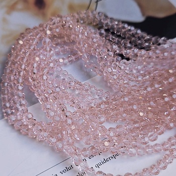 Нить 34 см Хрустальные бусины граненый шар 4 мм розовый (8466-4-РОЗ) купить в Воронеже | Заказать в интернет-магазине Viva Beads
 Нить 34 см Хрустальные бусины граненый шар 4 мм розовый (8466-4-РОЗ) купить в Воронеже | Заказать в интернет-магазине Viva Beads