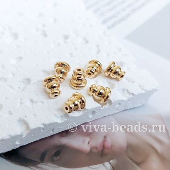 пара Заглушки для серег 6.1х5.5 мм позолота 18к (7061-З) купить в #REGION_P# | Заказать в интернет-магазине Viva Beads
 пара Заглушки для серег 6.1х5.5 мм позолота 18к (7061-З) купить в #REGION_P# | Заказать в интернет-магазине Viva Beads
