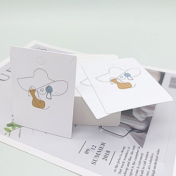 Бумажный дисплей для украшений 6.2x4.9x0.04 см (7705) купить в Воронеже | Заказать в интернет-магазине Viva Beads
