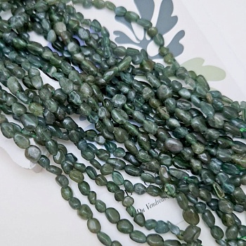 Нить 19 см Апатит зеленый фри форм / галтовка / 5-6х6-10 мм (9023) купить в Воронеже | Заказать в интернет-магазине Viva Beads
