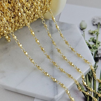 10 см Цепь с коннекторами-шариками 2.5 мм, позолота 14К (9755-З) купить в Воронеже | Заказать в интернет-магазине Viva Beads
 10 см Цепь с коннекторами-шариками 2.5 мм, позолота 14К (9755-З) купить в Воронеже | Заказать в интернет-магазине Viva Beads