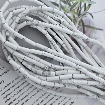 Нить 18 см Говлит синтетический трубочки 13x4 мм белый (4675) купить в Воронеже | Заказать в интернет-магазине Viva Beads
