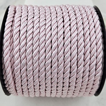 50 см Шнур витой нейлоновый ок. 5 мм розовый (10166-РОЗ) купить с доставкой по России | Интернет-магазин Viva Beads