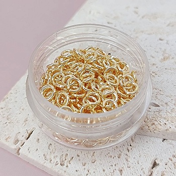 10 шт. Колечки соединительные 5х1 мм позолота 14К (7884-З) соединительные колечки и кольца-коннекторы купить с доставкой по России | Интернет-магазин Viva Beads