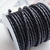50 см Шнур кожаный плетеный 3 мм черный (7540) купить в Воронеже | Заказать в интернет-магазине Viva Beads
