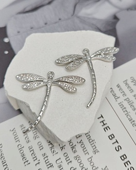 УЦЕНКА Подвеска Стрекоза 32.5х35.3 мм родиевое покр. (8374-Р-УЦ) купить с доставкой по России | Интернет-магазин Viva Beads