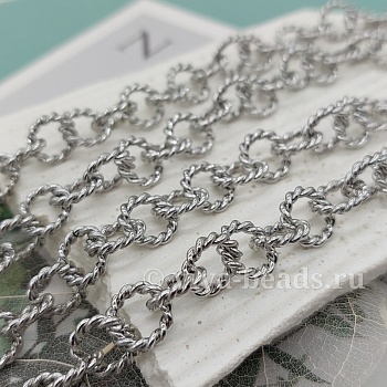 10 см Цепь 10 мм /толщина/ цвет платина (6674-П) купить в Воронеже | Заказать в интернет-магазине Viva Beads
