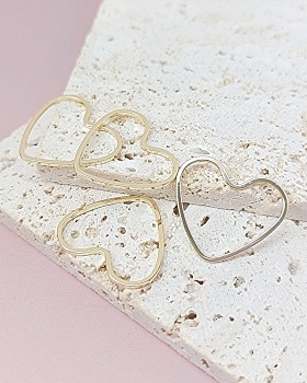 Подвеска-коннектор Сердце 18.4х20.9 мм позолота (7954-З) купить с доставкой по России | Интернет-магазин Viva Beads