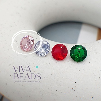 Подвеска фианит 8x4.5 мм розовый (7561-РОЗ) купить с доставкой по России | Интернет-магазин Viva Beads