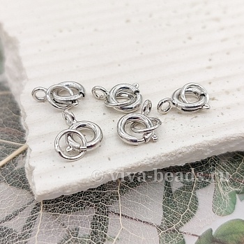 Замок-кольцо шпрингельный 6 мм родиевое покр. (6280-6-Р) купить в Воронеже | Заказать в интернет-магазине Viva Beads
 Замок-кольцо шпрингельный 6 мм родиевое покр. (6280-6-Р) купить в Воронеже | Заказать в интернет-магазине Viva Beads