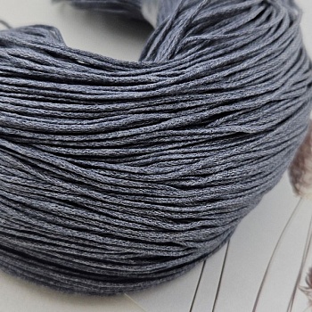 5 м Шнур вощеный 1 мм серый (2010-СЕР) купить | Заказать в интернет-магазине Viva Beads
