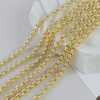 50 см Цепь РОЛО звено 3.6х1.5 мм текстурированная, позолота 14К (9614-З) купить в Воронеже | Заказать в интернет-магазине Viva Beads
 50 см Цепь РОЛО звено 3.6х1.5 мм текстурированная, позолота 14К (9614-З) купить в Воронеже | Заказать в интернет-магазине Viva Beads