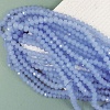 Нить 21 см Рондель граненый небесно-голубой 6х5 мм стекло (5991-Г) купить в Воронеже | Заказать в интернет-магазине Viva Beads
