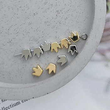 УЦЕНКА 1 шт. Бусина / разделитель / Корона 5.4х5.4х2.8 мм позолота (8862-З-УЦ) купить в Воронеже | Заказать в интернет-магазине Viva Beads
