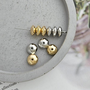 УЦЕНКА 1 шт. Бусина разделитель мятый диск 8х4 мм позолота 14к (8860-8-З-УЦ) купить с доставкой по России | Интернет-магазин Viva Beads