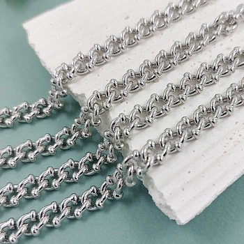 10 см Цепь 7 мм /ширина/ цвет родиевое покр. (4642-Р) купить в Воронеже | Заказать в интернет-магазине Viva Beads
