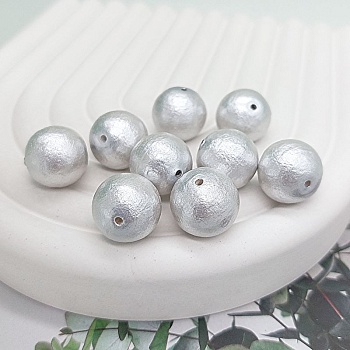 1 шт. Жемчуг хлопковый серебристый 16 мм (4357) купить в #REGION_P# | Заказать в интернет-магазине Viva Beads
