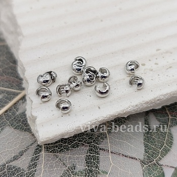 1 шт. Декоративные укрывные бусины 2 мм родиевое покр. (6893-Р) купить в Воронеже | Заказать в интернет-магазине Viva Beads
 1 шт. Декоративные укрывные бусины 2 мм родиевое покр. (6893-Р) купить в Воронеже | Заказать в интернет-магазине Viva Beads