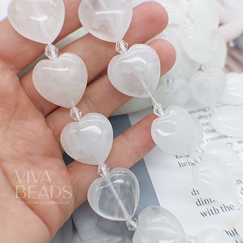 УЦЕНКА 1 шт. Горный хрусталь бусина сердце ок. 20 мм (7631-УЦ) купить в Воронеже | Заказать в интернет-магазине Viva Beads
