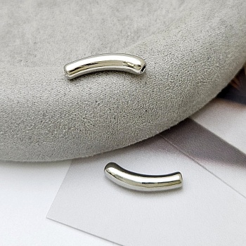 1 шт. Бусина разделитель трубочка 18х4 мм родиевое покрытие (7119-Р) купить в Воронеже | Заказать в интернет-магазине Viva Beads
