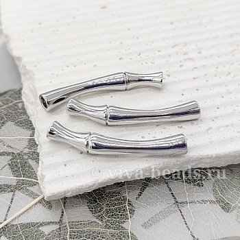 УЦЕНКА 1 шт. Бусина разделитель трубочка Бамбук 30х4.4 мм род. покр. (6854-Р)-УЦ купить в Воронеже | Заказать в интернет-магазине Viva Beads
