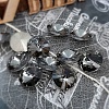 Риволи 10 мм хрустальное стекло  Black diamond (4131) купить в Воронеже | Заказать в интернет-магазине Viva Beads
