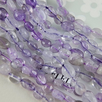 Нить 19 см Аметист лавандовый 5-10x6-7x3-7 мм, бусины фри форм (5549) купить в Воронеже | Заказать в интернет-магазине Viva Beads

