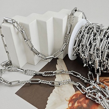 10 см Цепь толщиной 6.1-7.3 мм из нержавеющей стали (9347) купить в Воронеже | Заказать в интернет-магазине Viva Beads
 10 см Цепь толщиной 6.1-7.3 мм из нержавеющей стали (9347) купить в Воронеже | Заказать в интернет-магазине Viva Beads