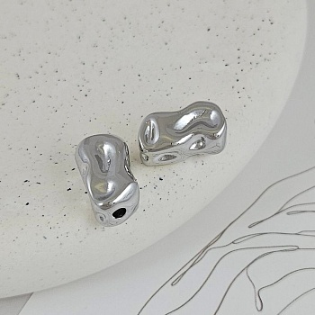 1 шт. Бусина прямоугольная фри форм 17.7х9.9х8.1 мм родиевое покрытие (9476-18-Р) купить в Воронеже | Заказать в интернет-магазине Viva Beads
