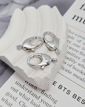 Замок карабин 20х10.8 мм родиевое покр. (8387-Р) купить в Воронеже | Заказать в интернет-магазине Viva Beads
 Замок карабин 20х10.8 мм родиевое покр. (8387-Р) купить в Воронеже | Заказать в интернет-магазине Viva Beads