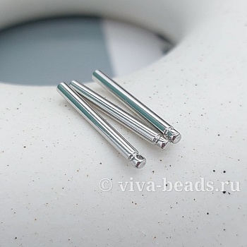 Подвеска палочка 20x2 мм родиевое покр. (3295-20-Р) купить с доставкой по России | Интернет-магазин Viva Beads