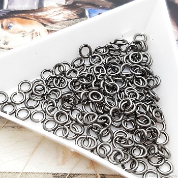 50 шт. Колечки соединительные 4 мм, черные (2859) купить в Воронеже | Заказать в интернет-магазине Viva Beads
