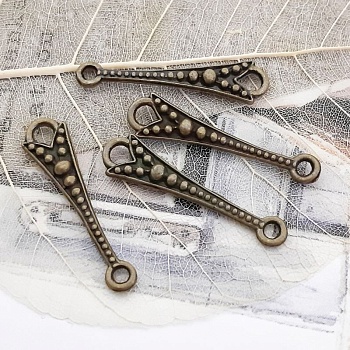 Коннектор 26x7 мм цвет бронза (3471) купить с доставкой по России | Интернет-магазин Viva Beads