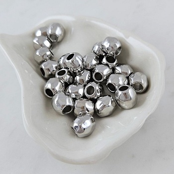 1 шт. Бусина разделитель 9х8.6 мм родиевое покрытие (10097-Р) купить с доставкой по России | Интернет-магазин Viva Beads