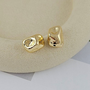 УЦЕНКА Бусина - разделитель 14х10.7х8.6 мм фри форм, позолота 14К (9854-З-УЦ) купить в Воронеже | Заказать в интернет-магазине Viva Beads
