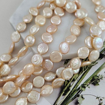 1 шт. Жемчуг натуральный речной барокко ок. 9-10 мм монета,  АА персиковый (9760-П) купить в #REGION_P# | Заказать в интернет-магазине Viva Beads
 1 шт. Жемчуг натуральный речной барокко ок. 9-10 мм монета,  АА персиковый (9760-П) купить в #REGION_P# | Заказать в интернет-магазине Viva Beads