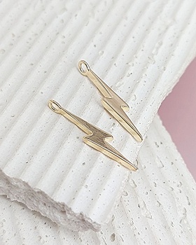 Подвеска Молния 22х3.5 мм позолота (8191-З) купить с доставкой по России | Интернет-магазин Viva Beads