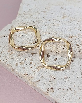 УЦЕНКА Кольцо коннектор 22 мм позолота 14К (8156-22-З-УЦ)