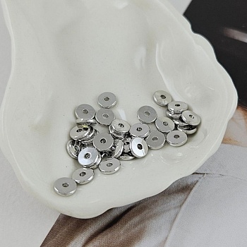 10 шт. Бусина разделитель 6x1.2 мм родиевое покрытие (5455-6-Р/10) купить в Воронеже | Заказать в интернет-магазине Viva Beads
