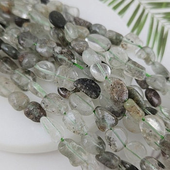 Нить 39 см Кварц фантомный 8-10 мм фри форм, галтовка (9927) купить в Воронеже | Заказать в интернет-магазине Viva Beads
