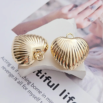 Подвеска Сердце 28х25.7 мм позолота 14к (8659-25-З) купить с доставкой по России | Интернет-магазин Viva Beads