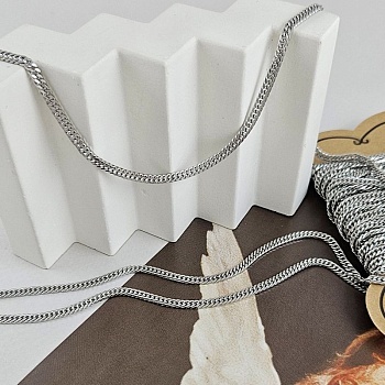 50 см Цепь толщиной 2.6 мм из нержавеющей стали (9349) купить с доставкой по России | Интернет-магазин Viva Beads