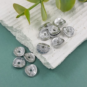 1 шт. Бусина разделитель диск 6х5 мм родиевое покр. (5661-Р) купить в Воронеже | Заказать в интернет-магазине Viva Beads
