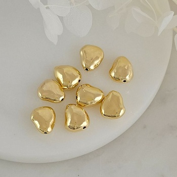 Бусина разделитель 10х8.6х4.7 мм свободной формы, позолота 14К (6857-З) купить с доставкой по России | Интернет-магазин Viva Beads