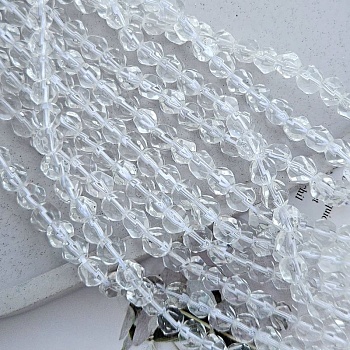 10 шт. Горный хрусталь синтет. ок. 7х8 мм многогранник (8819-8) купить в Воронеже | Заказать в интернет-магазине Viva Beads
