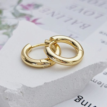 Швензы / серьги / конго 16х3 мм позолота (6860-З) Швензы / серьги / конго 16х3 мм позолота (6860-З)