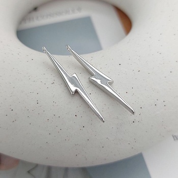 Подвеска Молния 32x4.6 мм родиевое покр. (7665-Р) купить с доставкой по России | Интернет-магазин Viva Beads